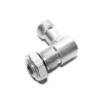 Угольник S24 (М20x1.5-М20x1.5)с контрагайкой на ГЦ