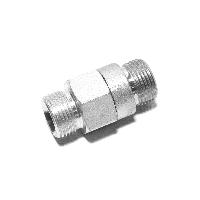 Штуцер Гидроузел S24 (М20x1.5-М20x1.5) гр.S24 дроссель с клапаном