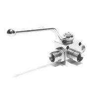 Кран 3-х ходовой S24-S24-S24 (М20х1,5-М20х1,5-М20х1,5) шаровый