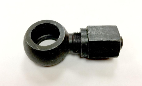 угольник поворотный с гайкой сталь