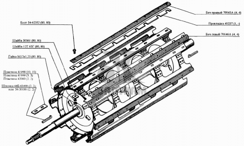 Бич барабана НиваЕнисей 70045А лев.